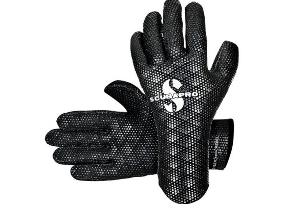 Luva de mergulho D-Flex Rebel, 2 mm, preta